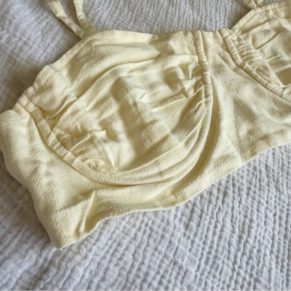 PrettyLittleThing Soft Yellow Top - Picture 2 of 12